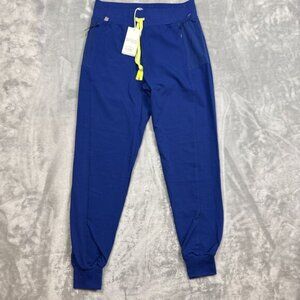 FIGS Women’s Boston Slim Jogger Scrub Pants XS Blue Technical Collection